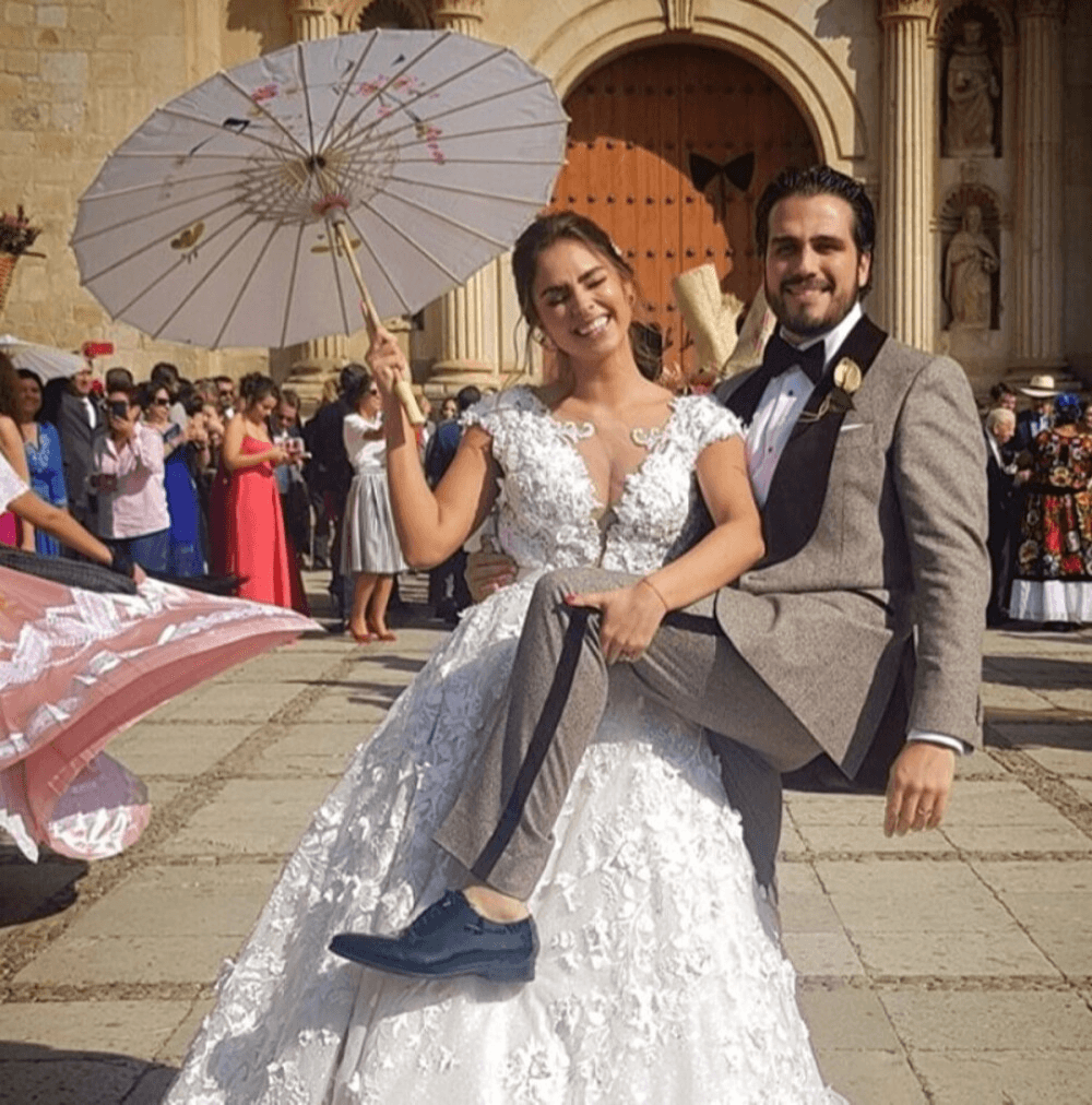 Así fue la boda de Claudia Martín y Andrés Tovar