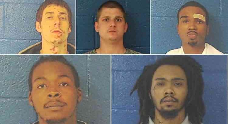 Dan a conocer identidades de los 5 reclusos que escaparon de la cárcel del Condado de Nash.