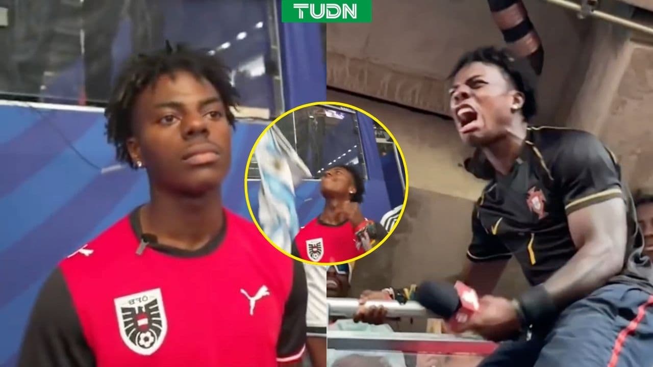 Influencer Speed festeja goles de CR7 y deja en el suelo jersey de Messi