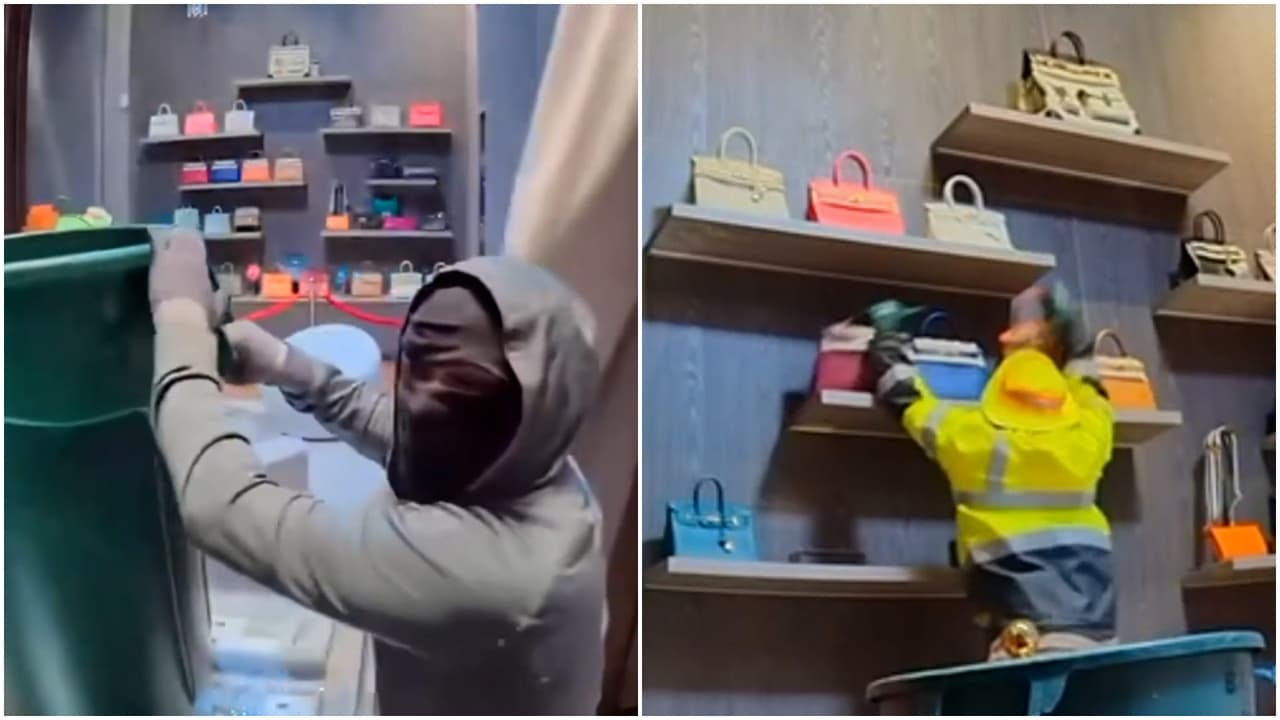 ¿Ladrones de lujo? En menos de un minuto roban codiciados bolsos Birkin de Hermès en Miami