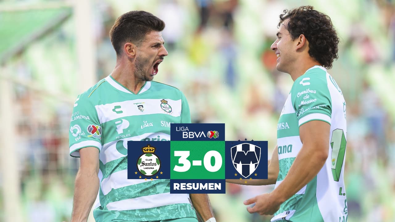 Santos termina mala racha ante Monterrey y se despide con triunfo
