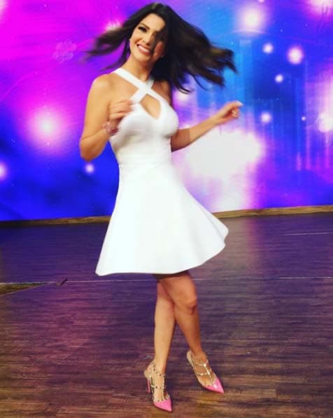 Siempre alegre y dispuesta a conquistar a los televidentes que la siguen todas las mañanas.