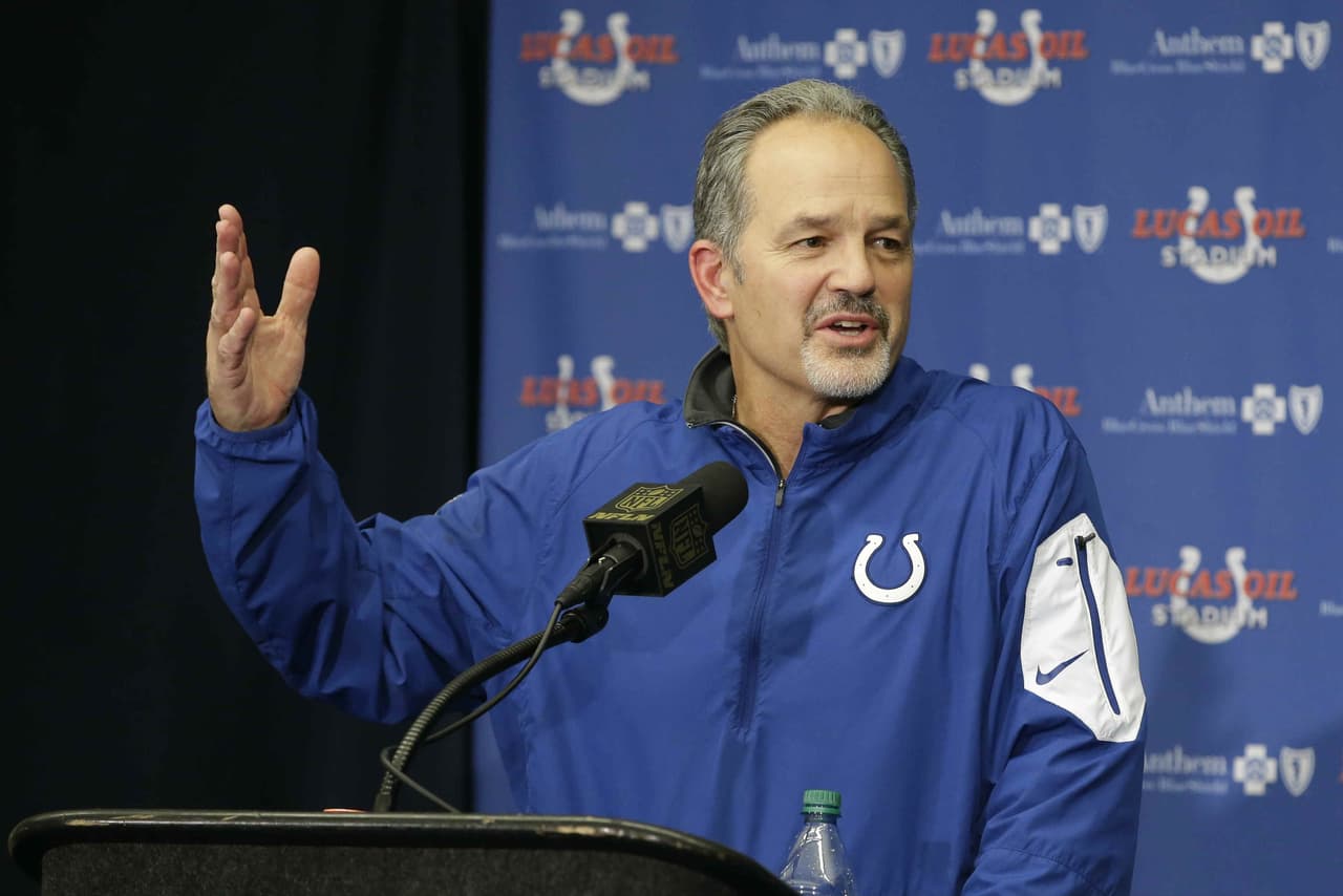 Chuck Pagano acuerda extensión con Colts