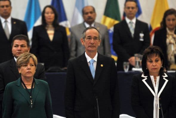 Montiel intervino en la primera jornada de la conferencia convocada por el Gobierno de Álvaro Colom para conseguir apoyo en la recuperación del país tras los daños producidos por fenómenos climatológicos, para cuya mitigación, según el Ejecutivo, harán falta $1,875 millones en los próximos años.