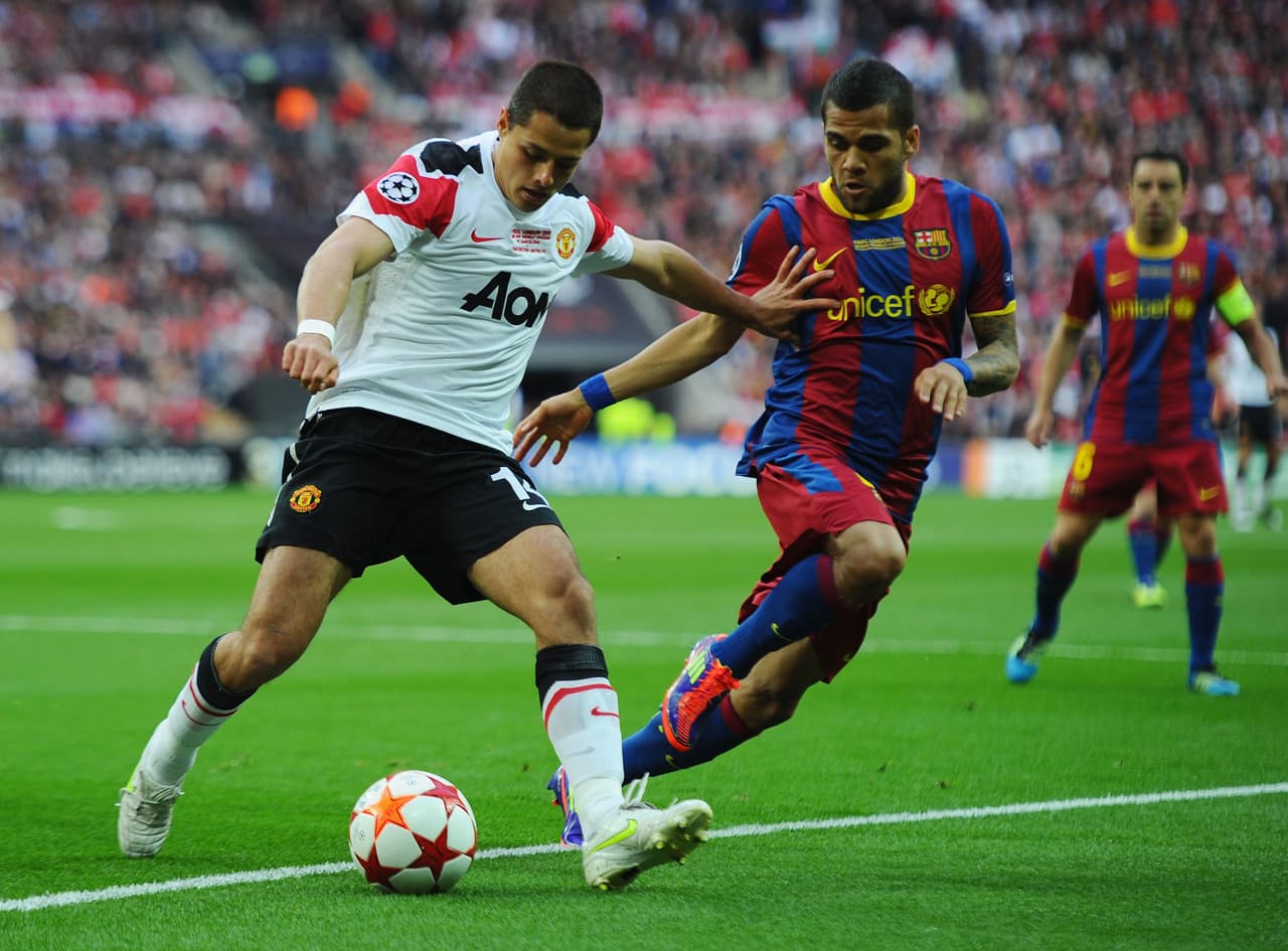8.- Ese mismo 2011 'Chicharito' jugó, como titular, la final de la Champions League ante el Barcelona. Manchester United perdió por 3-1 y Chicharito se quedó como subcampeón del torneo.
<br>