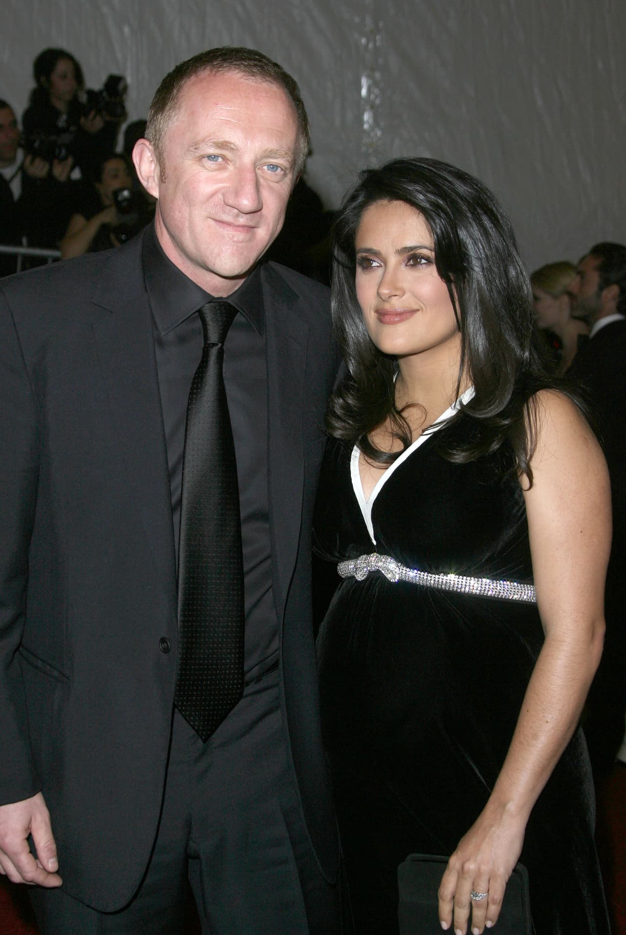 En marzo de 2007 Salma anunció que estaba embarazada.