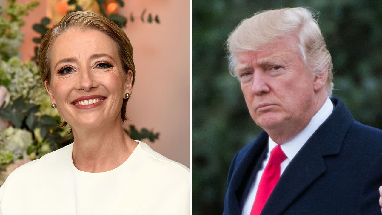 Emma Thompson y Donald Trump