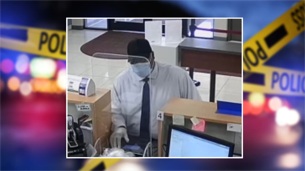 Nanco Ray Brown en el momento del robo.