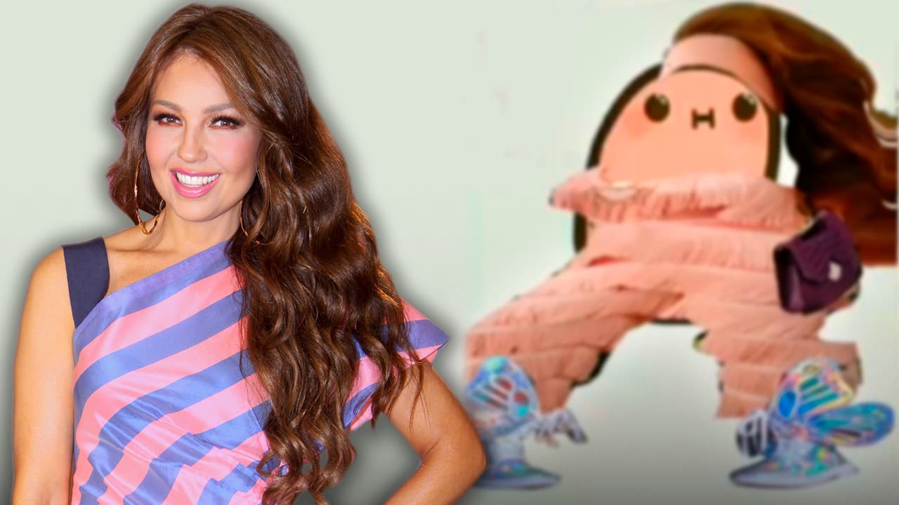 Thalía ahora es una 'papa' (en serio): la visten, hasta sin dos costillas la muestran y a ella le "vale"