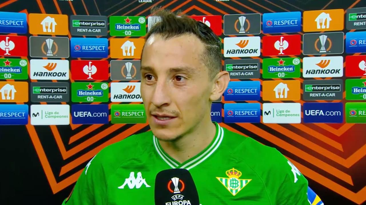 Guardado tras anotar con Betis:  “Tenía muchas dedicatorias pendientes”
