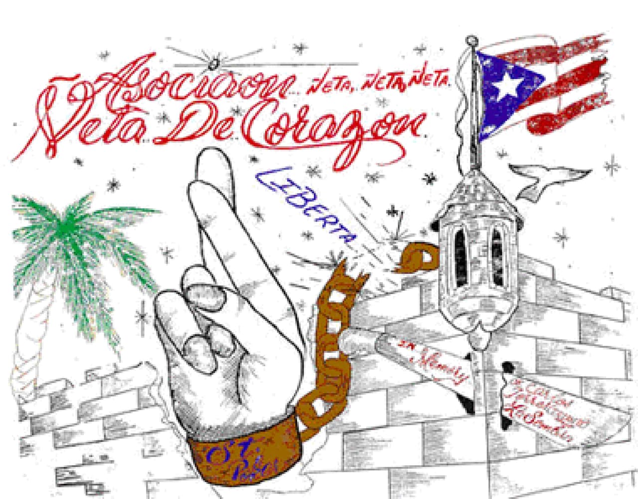 <b>Los Ñetas.</b> Se formó en el sistema carcelario de Puerto Rico en los 70 y se propagó hacia el resto del sistema penitenciario de EEUU y las calles. En Puerto Rico el grupo se ha mantenido dentro de las cárceles, al menos en la mitad de las que existen en la isla y funcionan bajo una organización centralizada. En el resto de EEUU trabajan como grupos independientes organizados por estado y se han propagado por las calles y prisiones de la costa atlántica y la región de los grandes lagos. Es considerada una de las pandillas de prisioneros más violentas y reciben su ingreso principalmente del tráfico de drogas. Se identifican con la bandera de Puerto Rico y sus colores.