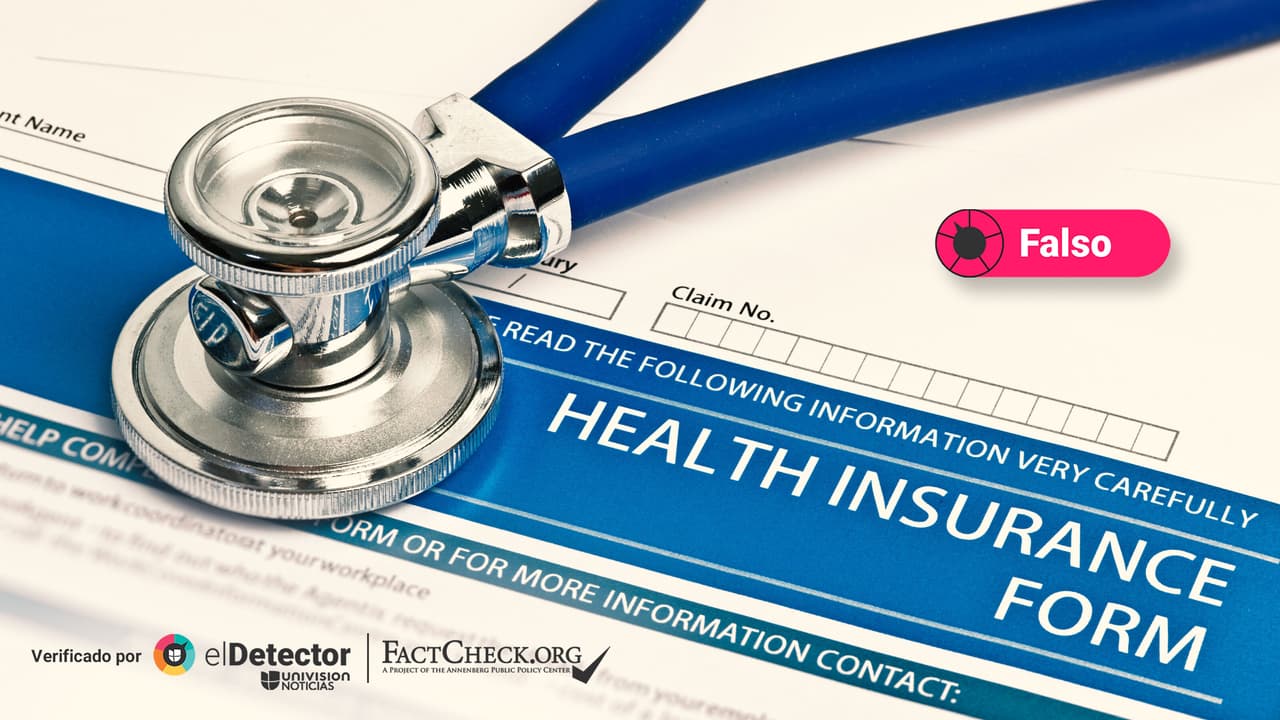 Es falso que Biden está dando “Obamacare y toda la atención médica gratuita del gobierno a los inmigrantes ilegales”, como asegura Trump
