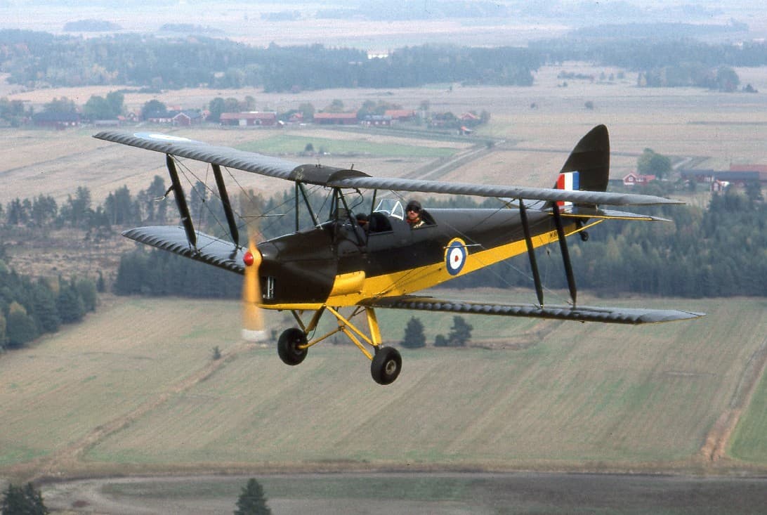 De Havilland DH 82A Tiger Moth.