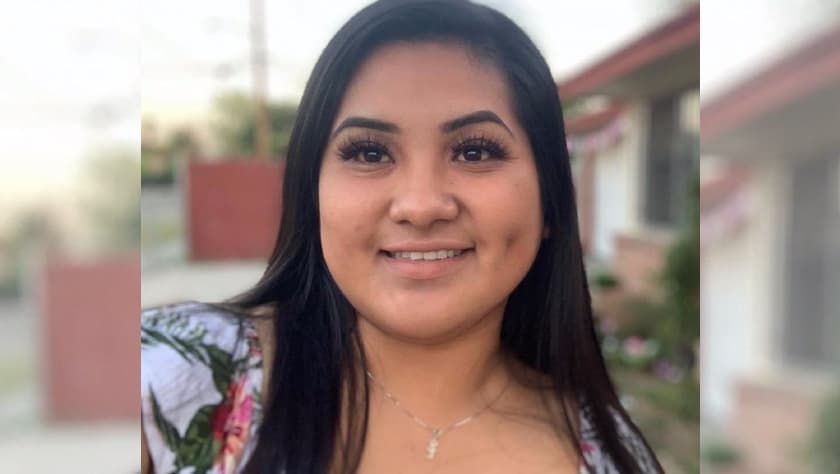 Imagen distribuida por la Departamento de Policía de Fresno de Jacueline Flores, asesinada en el suroeste de la ciudad el 27 de julio cuando se encontraba estacionada dentro de un vehículo con su hija de 6 años.