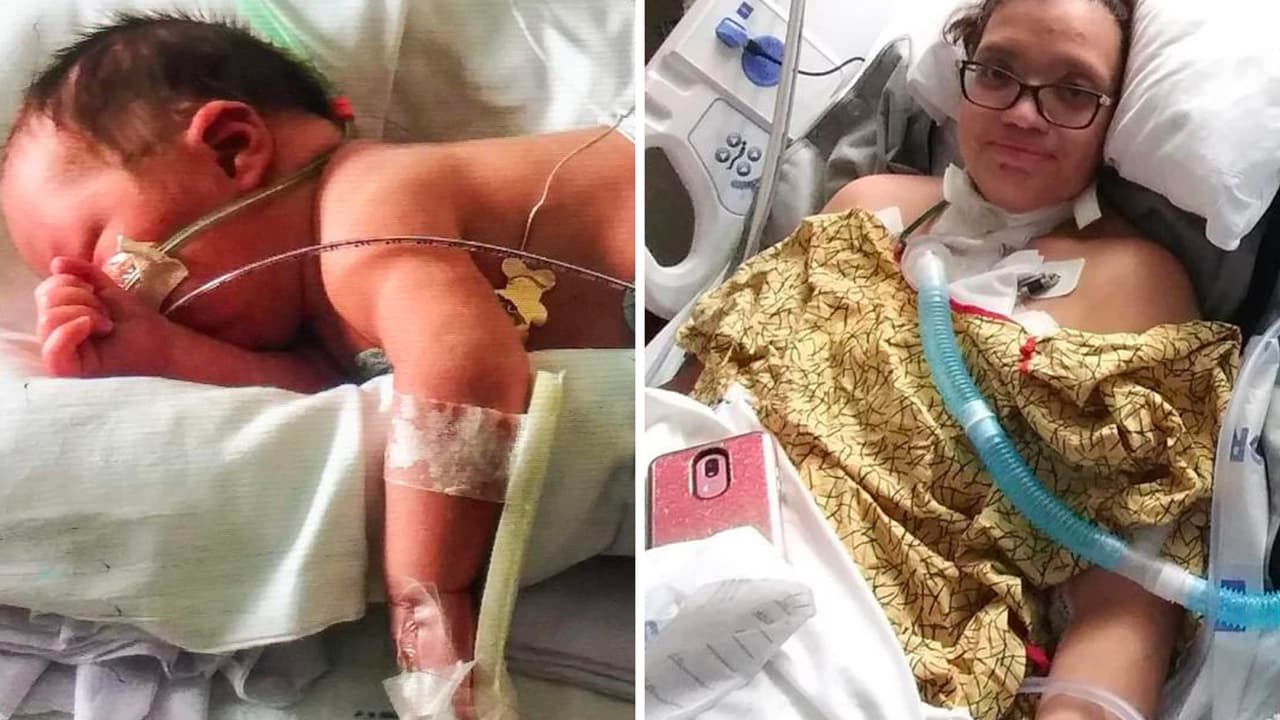 Hispana da a luz a su cuarto hijo tras contagiarse de coronavirus y cinco meses después sigue grave en el hospital