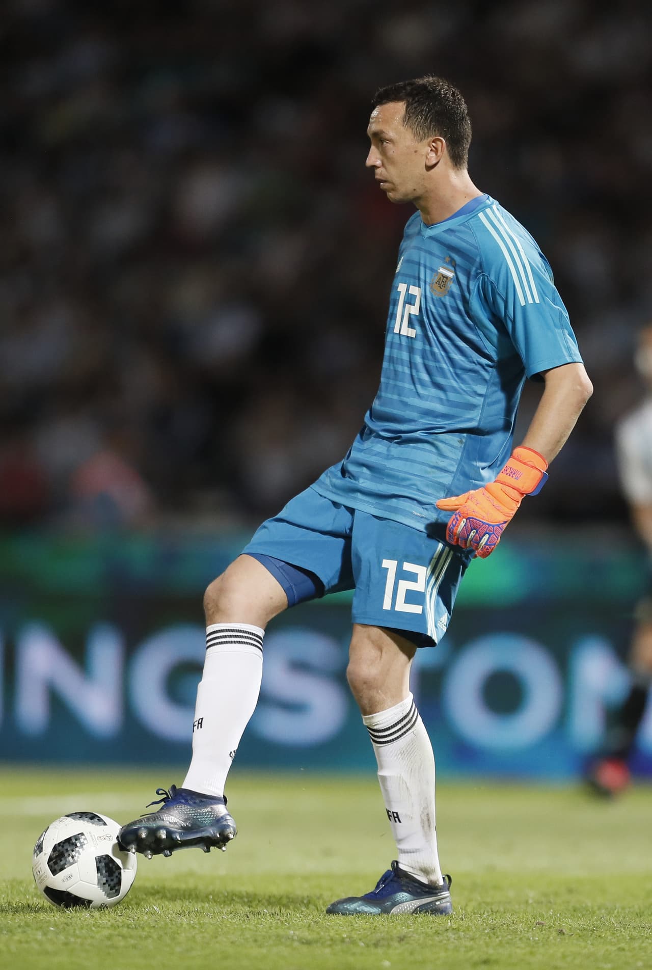 Marchesín tuvo mucho menos trabajo con un equipo mexicano que apenas se acercó al arco rival.