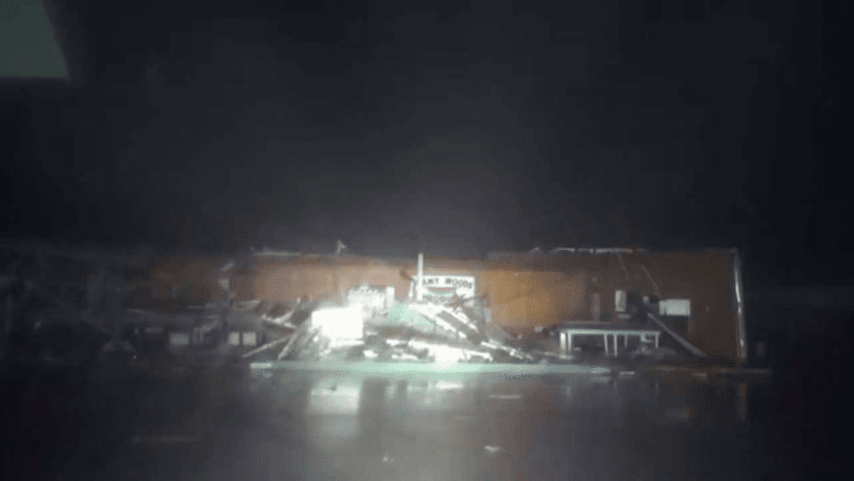 Harvey’s center made landfall just before 10 pm CDT about 4 miles east of Rockport, population 10,000. There were reports of "numerous structures destroyed" and "buildings that collapsed with people trapped inside."