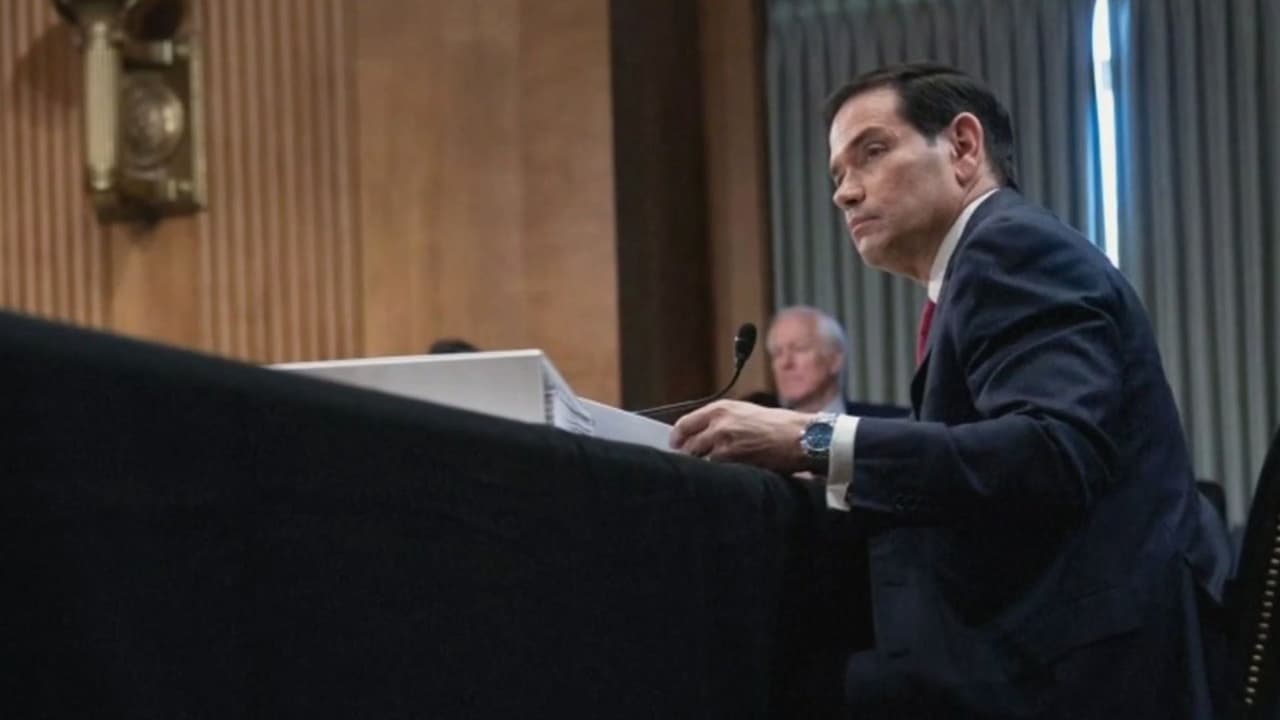 ¿Qué pasó durante la comparecencia de Marco Rubio ante el Senado?