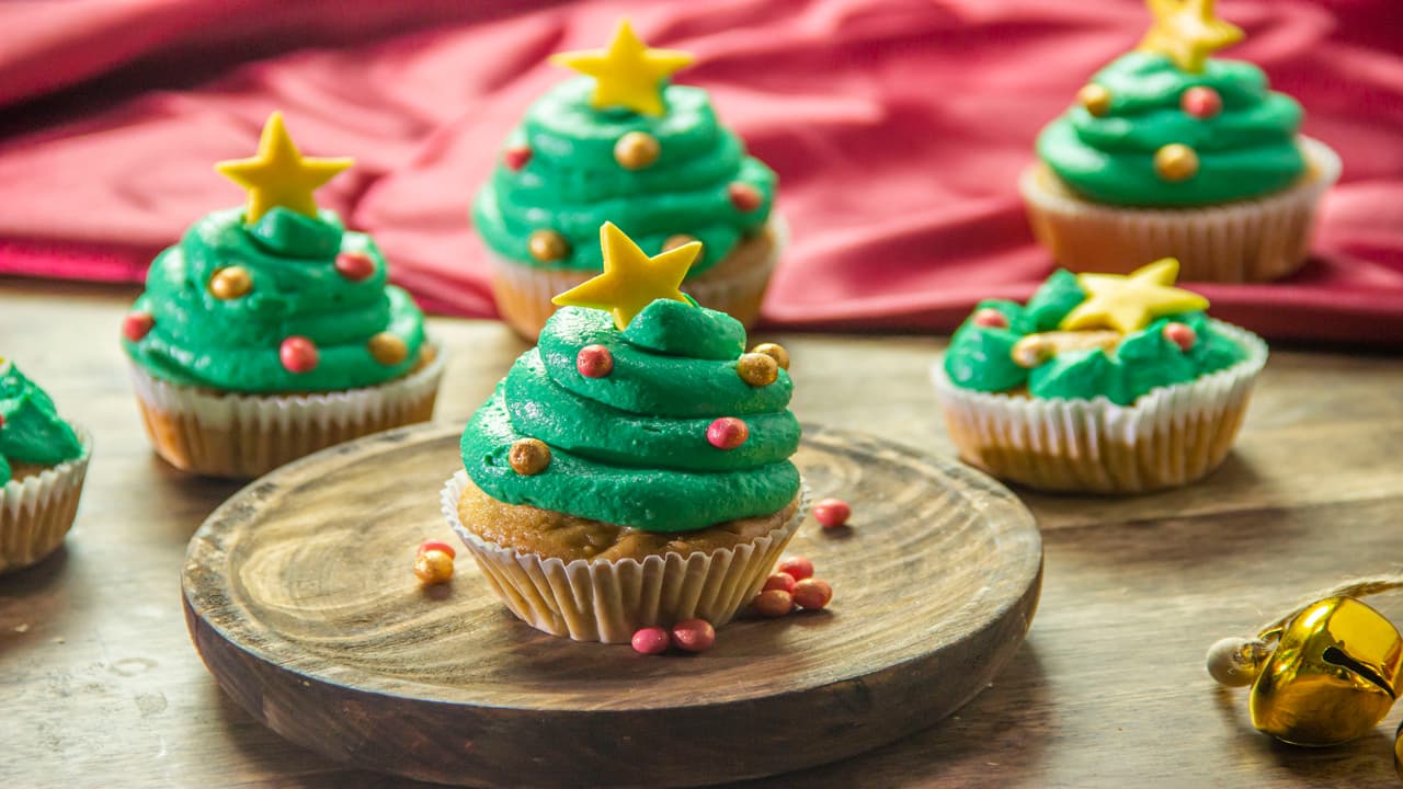 Cupcakes navideños