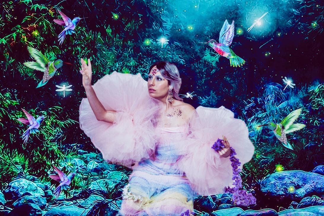 Antes participó en un reto fotográfico, donde dio vida a un hada.