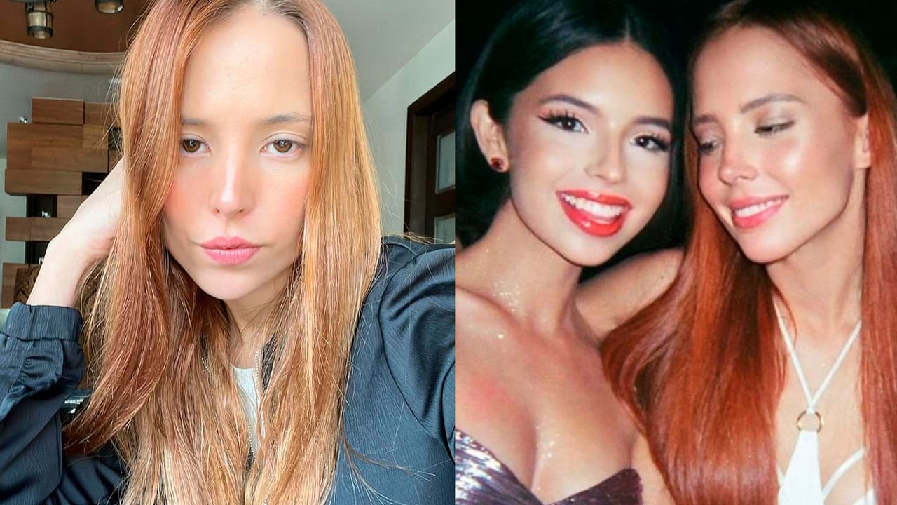 Majo Aguilar evita hablar sobre Ángela y su relación con la hija de Christian Nodal