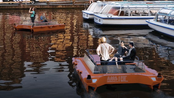 Ámsterdam experimentará con botes que se autonavegan