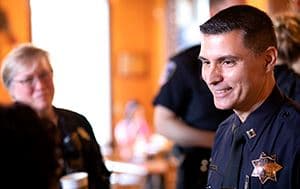 Navarro dijo que también que se enfocará en mantener y mejorar los procedimientos de capacitación policial.