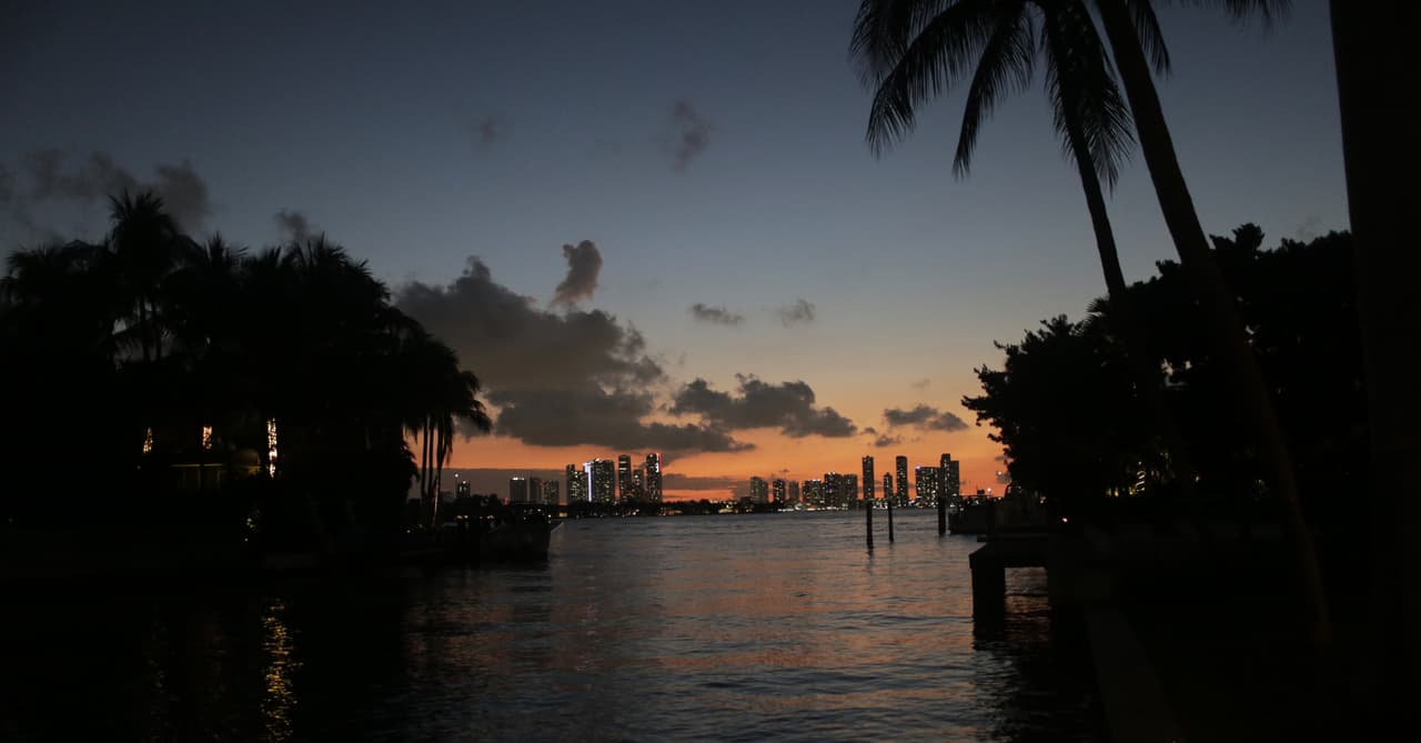 Vistas desde el patio donde se celebraba la presentación de la start-up de Demian Bellummio.