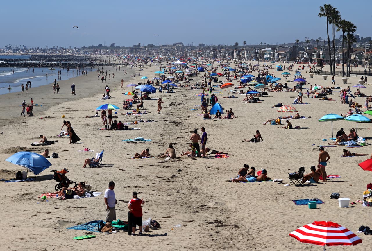 La primera ola de calor en la región trajo condiciones de verano, aunque solo el inicio de la primavera.