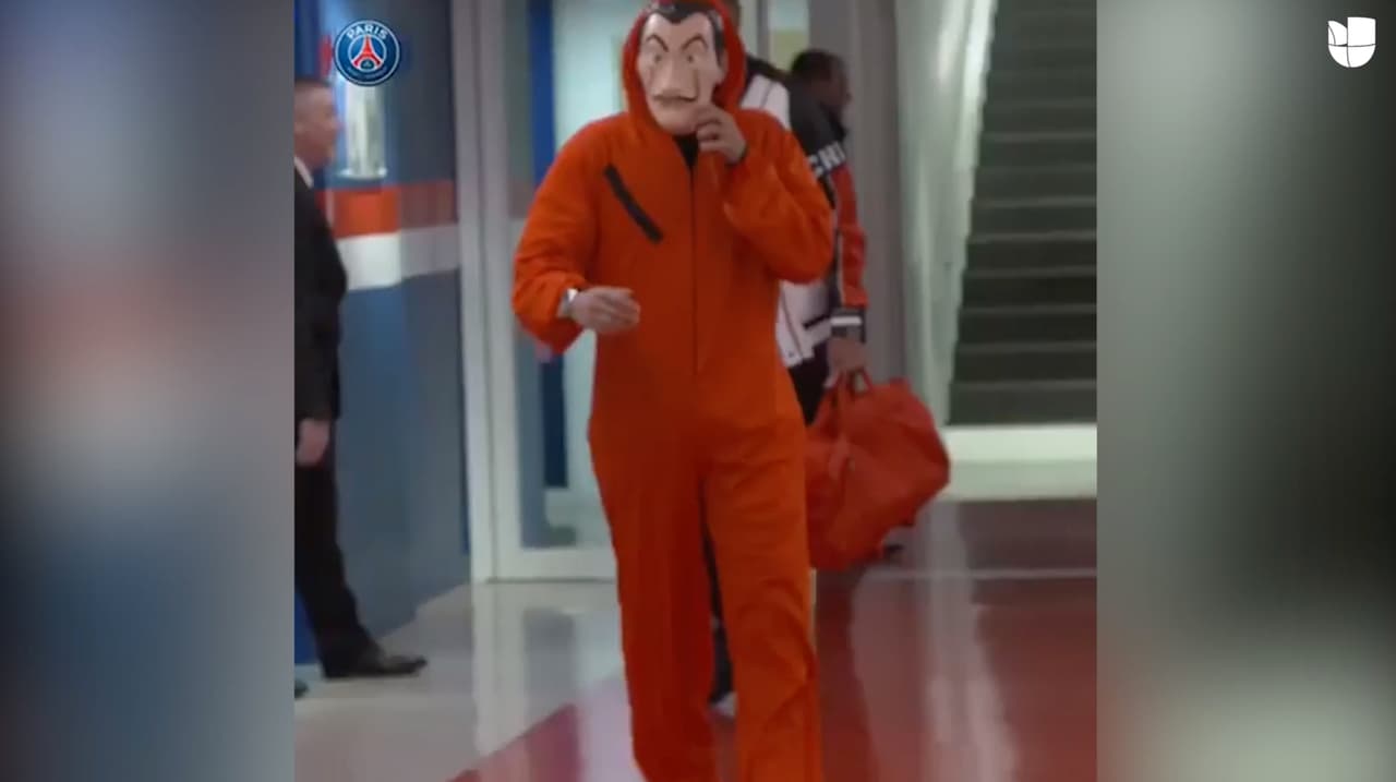 ¿La Casa de Papel? ¡No! Neymar y compañía celebraron Halloween