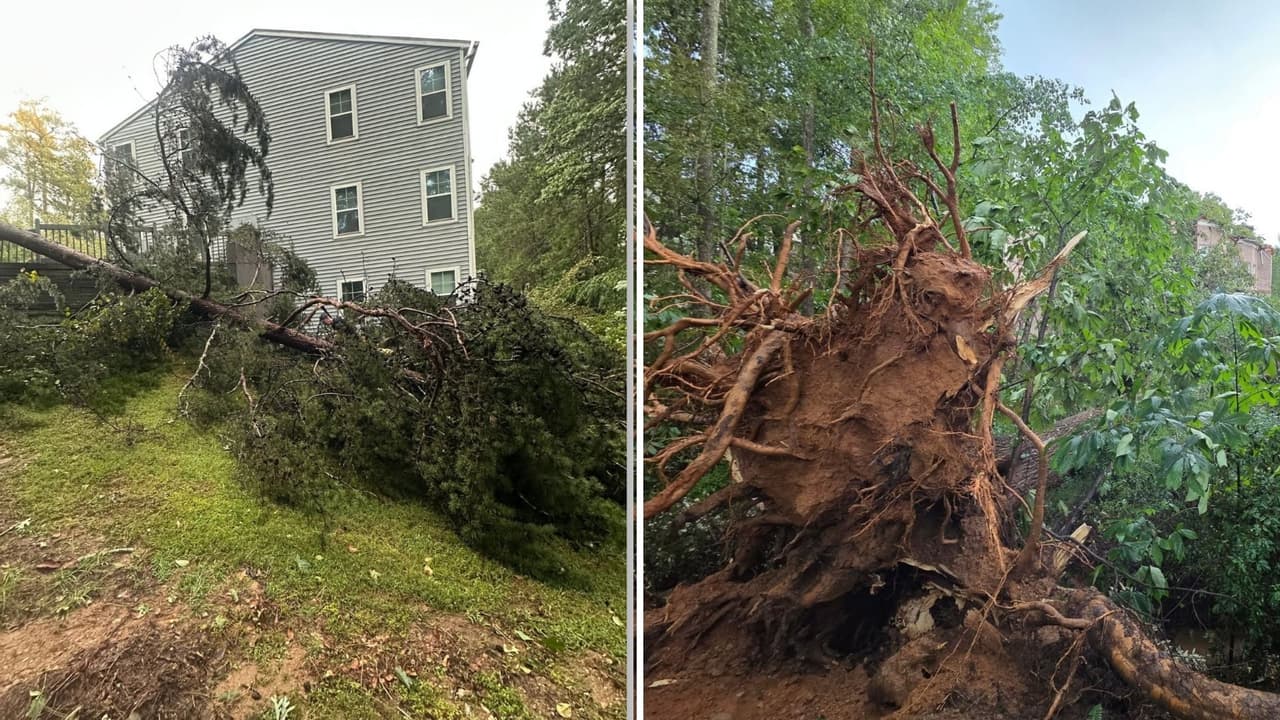 Fuertes tormentas dejan masivos cortes de energía, árboles caídos y granizo en Atlanta