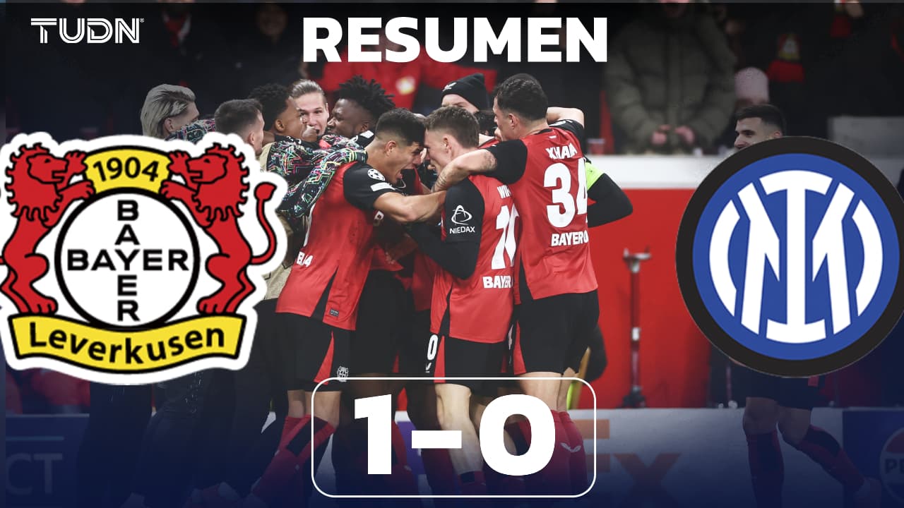 Resumen | Bayer Leverkusen derrota al Inter con gol de Mukiele
