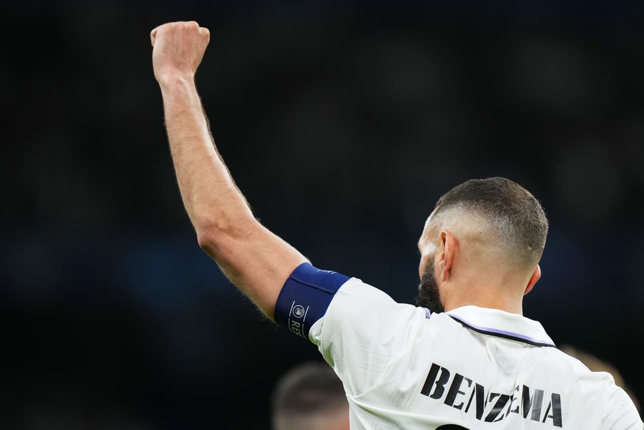 Benzema lleva 11 goles seguidos en Champions League contra equipos de Inglaterra