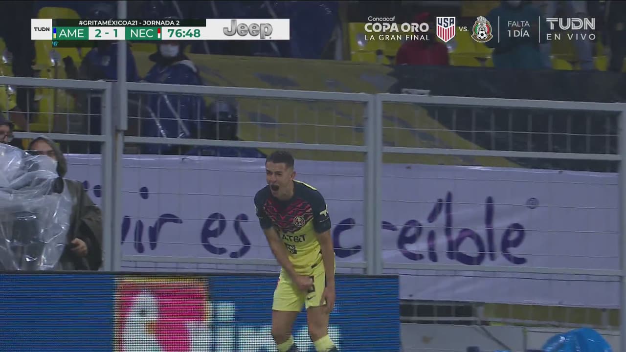 ¡Regresa la ventaja! Álvaro Fidalgo sorprende con el 2-1 de América