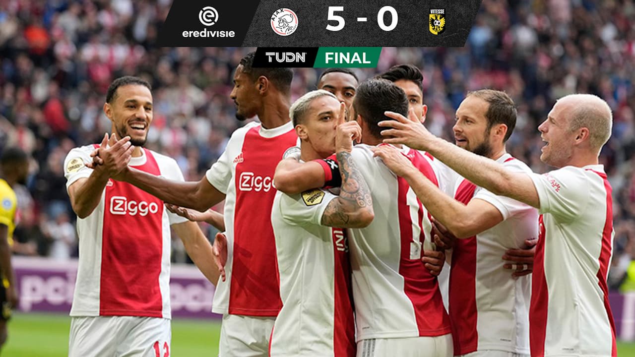 ¡Gol de Edson! El mexicano contribuyó en goleada del Ajax