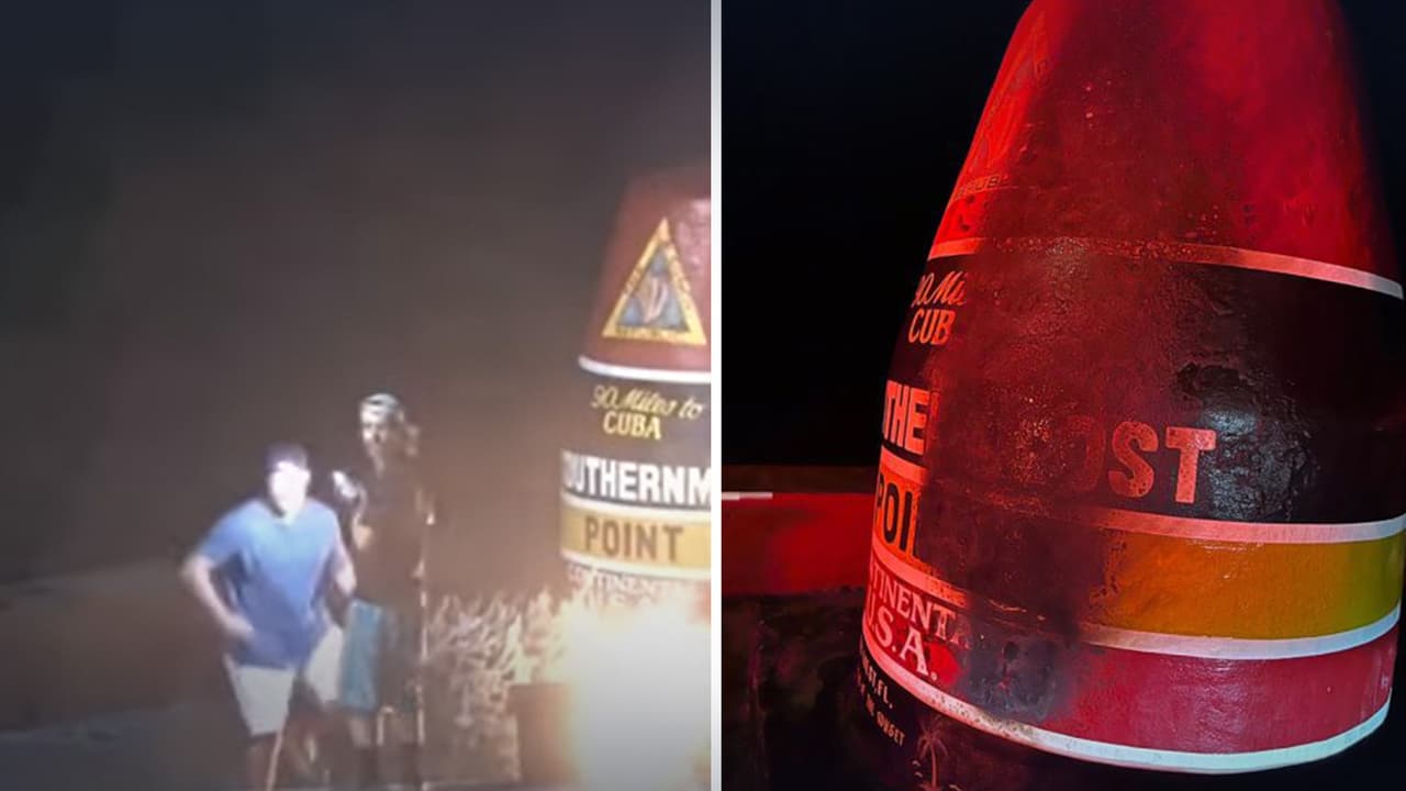 Por no dejar propina, camarero reconoce a hombres que incendiaron “monumento boya”