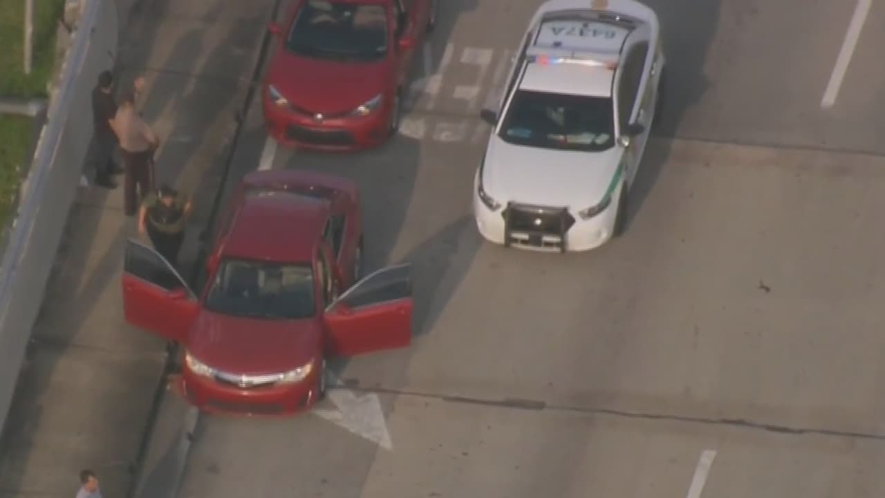 Nuevo incidente de furia en la carretera ocurre en Miami y termina a tiros