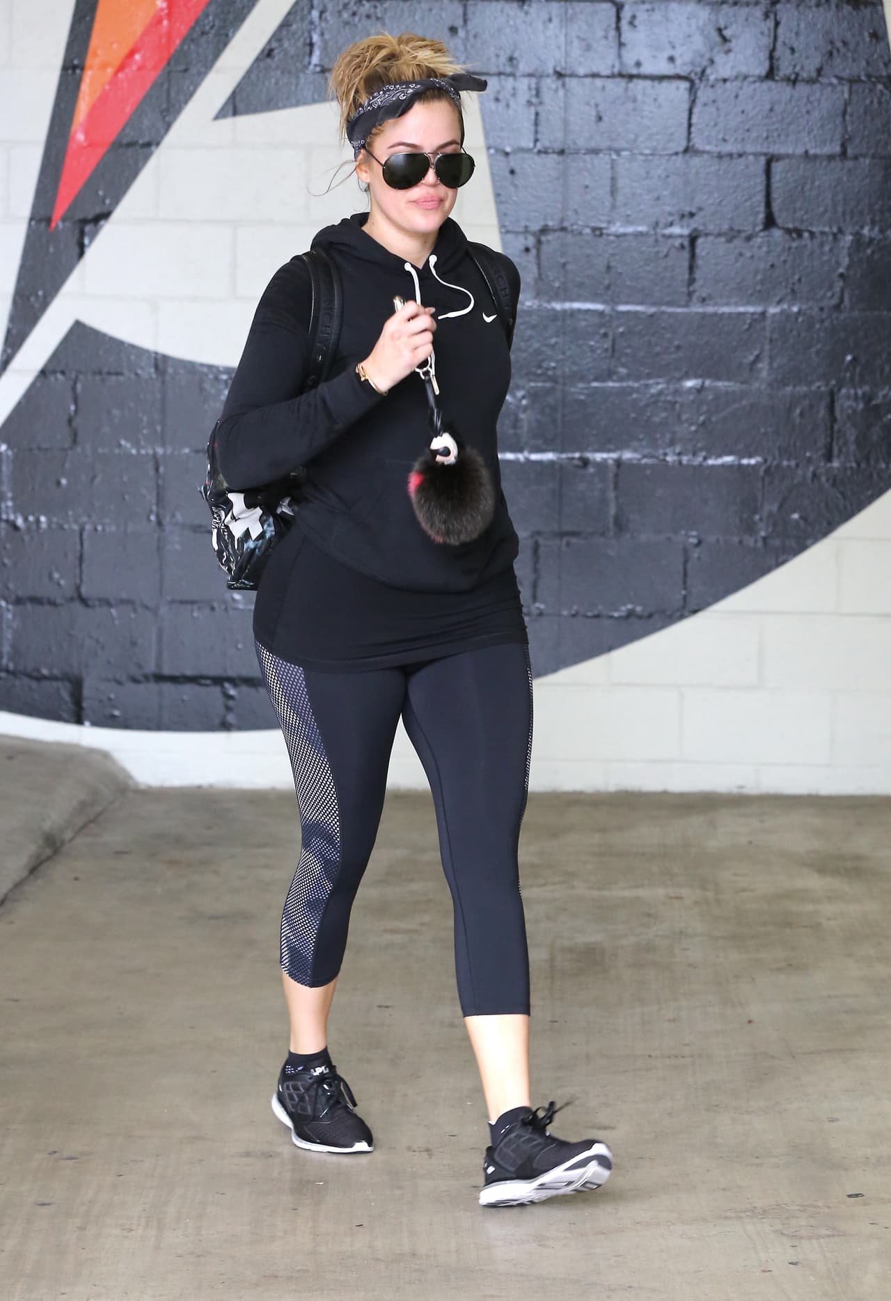 Y también es una fan del deporte, porque entrena diariamente en el gym.