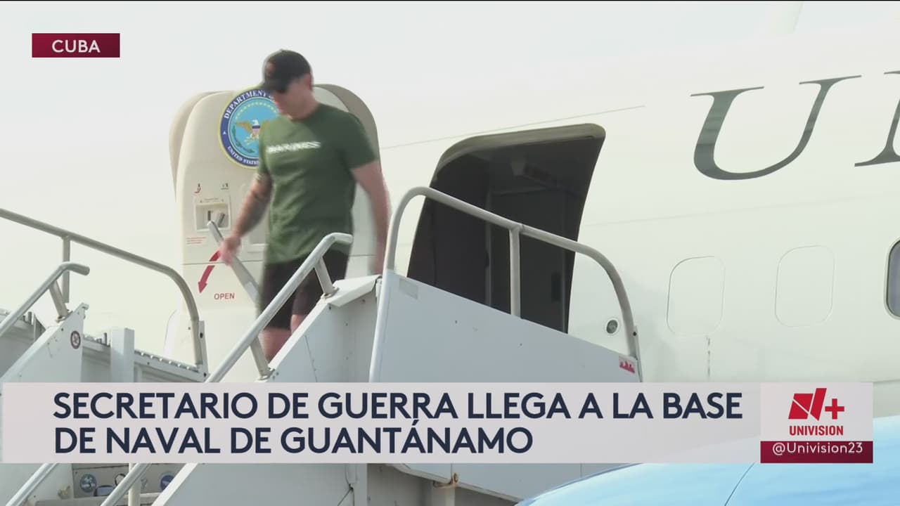 Secretario de Guerra de EEUU visitó la base naval de Guantánamo