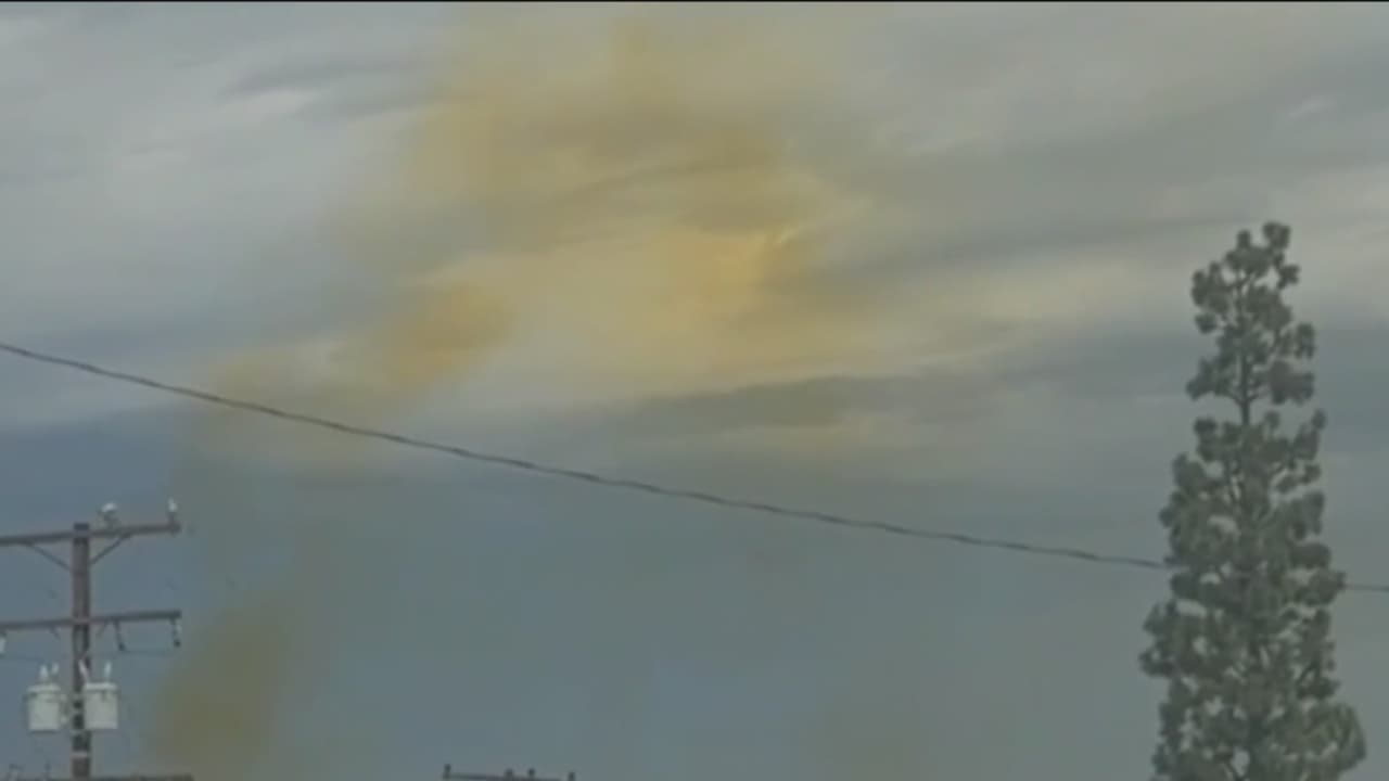 Nube amarilla por sustancia química causa preocupación en La Habra, ¿qué dijeron las autoridades?