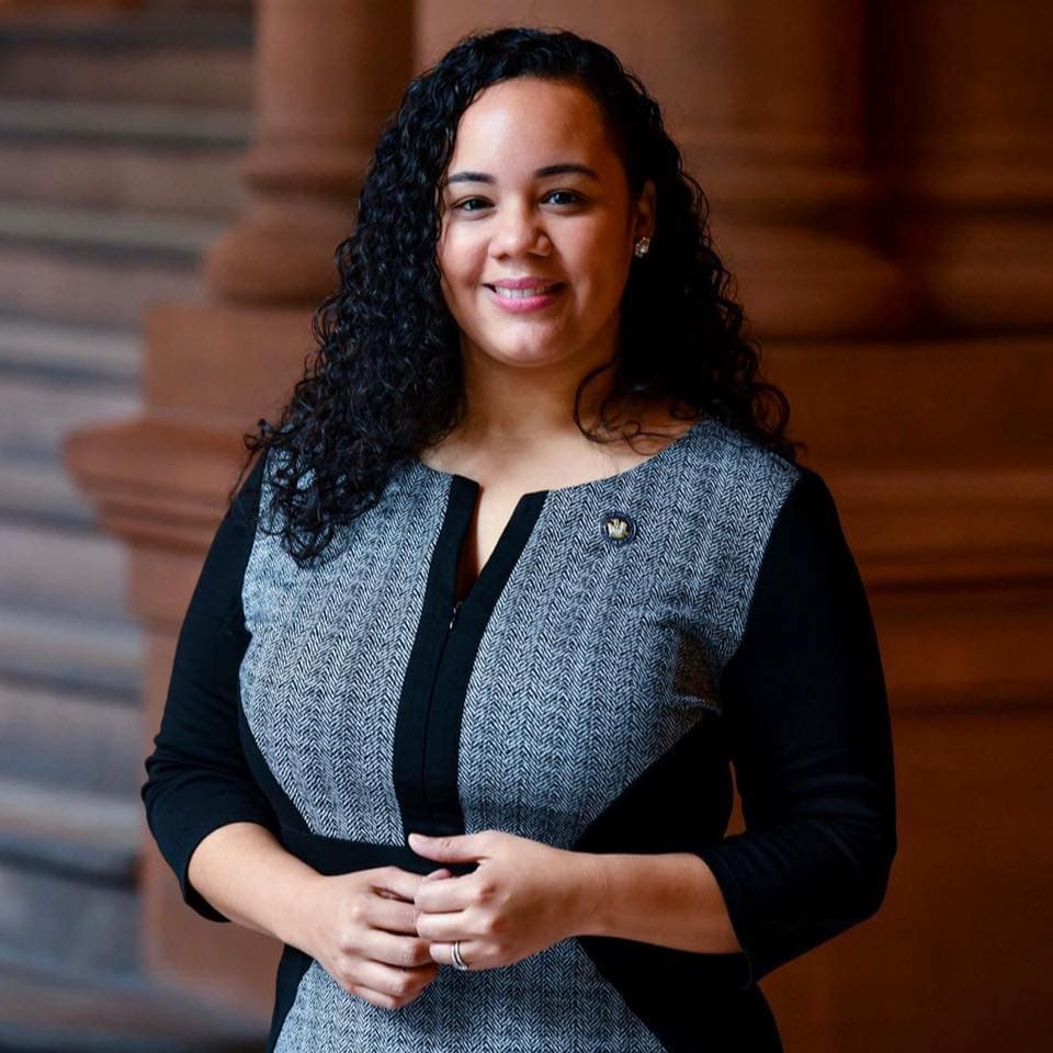 Carmen De La Rosa había ganado el 83.25% de la votación al finalizar el 4 de noviembre, según los datos preliminares de la Junta Electoral de Nueva York. Nació en la República Dominicana y representa a Washington Heights, Inwood & Marble Hill.