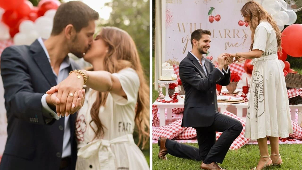 Paulina Goto y Rodrigo Saval se comprometieron.