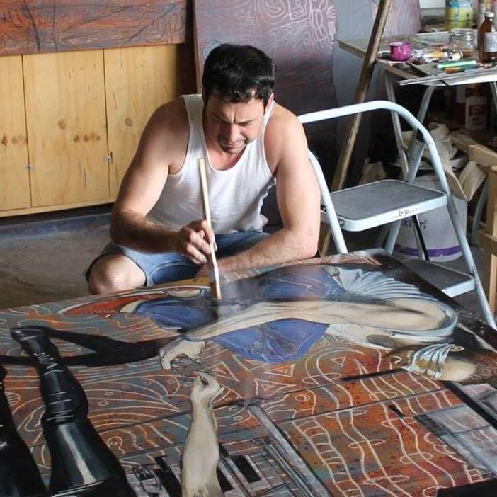 El artista originario de Pensilvania reúne en la exposición Urban Art Show a un grupo de muralistas latinoamericanos que han plasmado su obra en las calles del mundo.