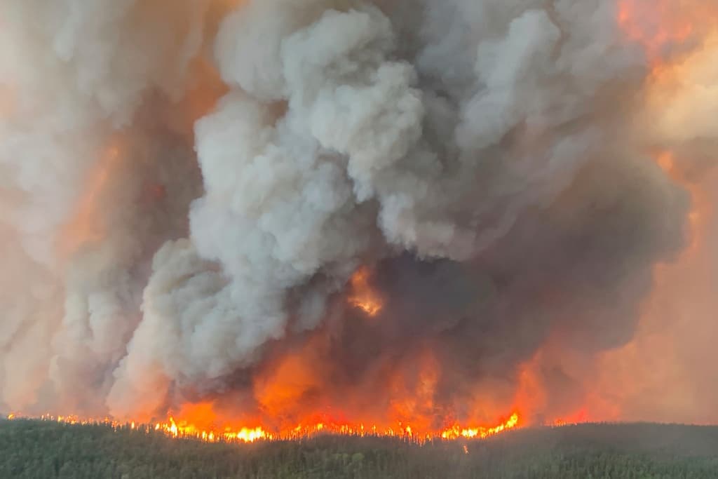  Intensos incendios en Canadá deterioran la calidad del aire en noroeste de EEUU