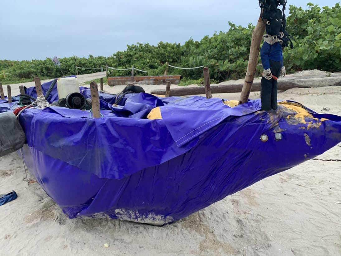 La corriente la habría arrastrado hasta las playas de North Miami Beach, a pesar de las lluvias de esta semana.