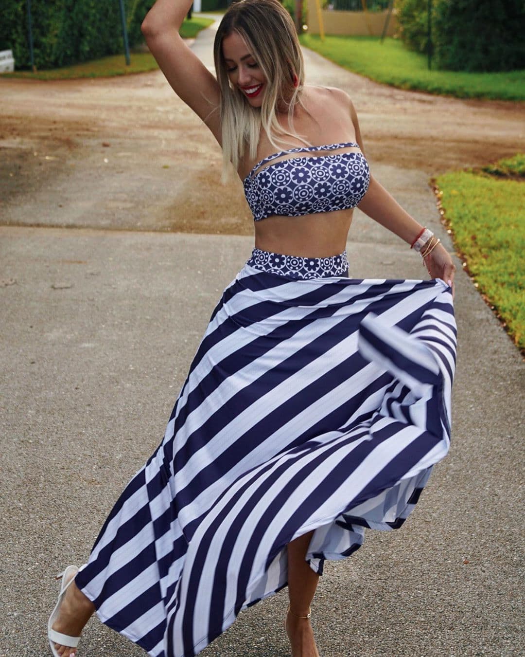 Aleyda es alegre y sus publicaciones en las redes sociales son reflejo de ello.