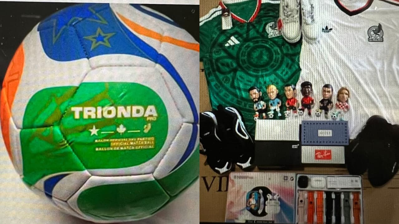 CBP incauta en el Puerto de Houston/Galveston más de $6 millones en mercancía falsa del Mundial de Fútbol