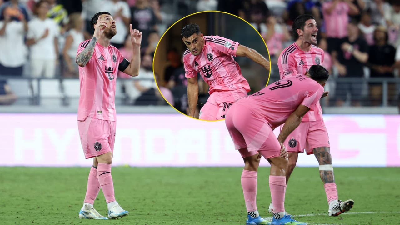 Reaparece Germán Berterame tras conmoción y Messi hace un gol