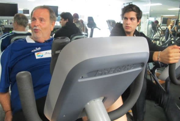 Raúl y Danilo hicieron juntos este ejercicio.