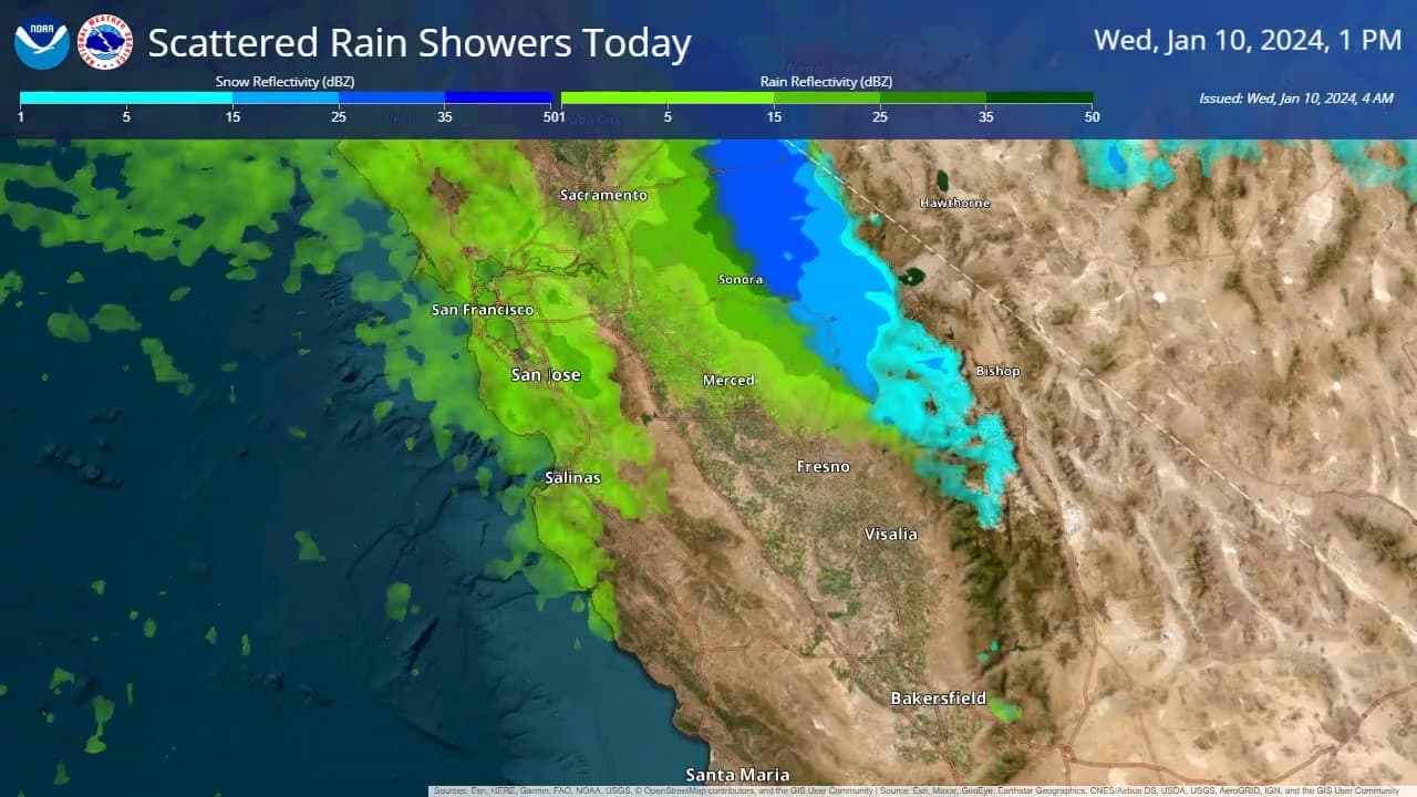 Se pronostican fuertes ráfagas de viento, especialmente en la línea costera, superando las 30 mph.
<br>
<br>Para la 1 pm, las lluvias se mantienen persistentes en gran parte de la Bahía.